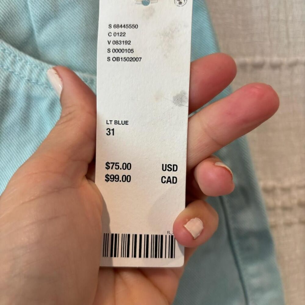 BDG pale robins egg blue carpenter pants 31" waist NWT - Picture 6 of 6